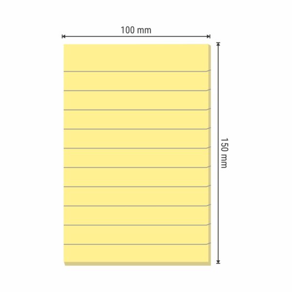 4X6 PROMPT-ME (RULED) STICKY NOTE PAD - Image 3