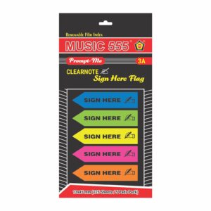 1X5 PROMPT-ME SIGN HERE FLAG CARD PACK