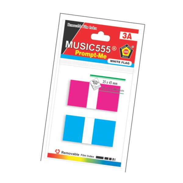 1X2 PROMPT-ME WHITE FLAG POUCH PACK - Image 2