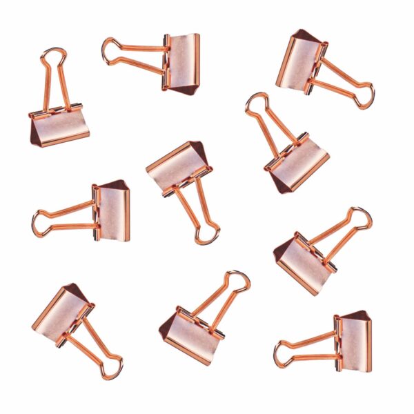 15MM BINDER CLIP (ROSE GOLD) - Image 2