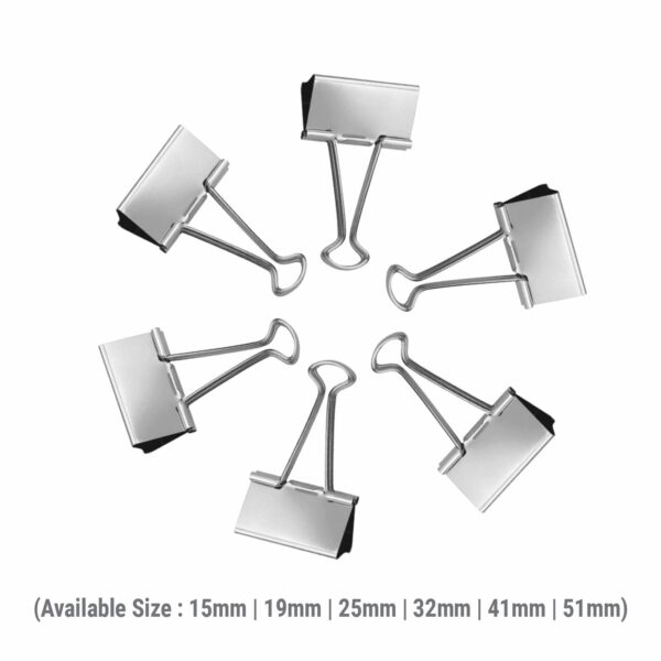 51MM BINDER CLIP (SILVER) - Image 3
