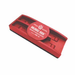 MAGNETIC BOARD DUSTER WITH DOUBLE MARKER HOLDER