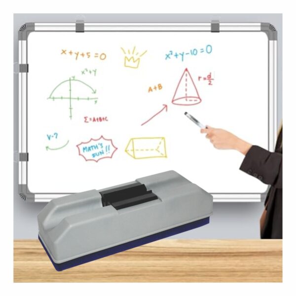 MAGNETIC BOARD DUSTER WITH SINGLE MARKER HOLDER - Image 3