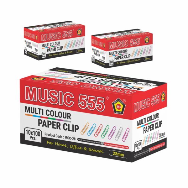 MULTI COLOUR PAPER U-CLIP (28MM) - Image 3
