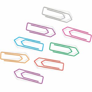 MULTI COLOUR PAPER STREAMLINE-CLIP (35MM)