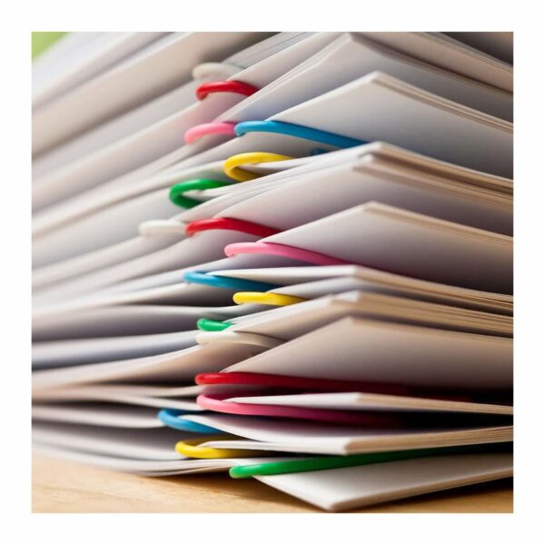 MULTI COLOUR PAPER STREAMLINE-CLIP (35MM) - Image 2