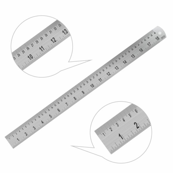 DELUXE STEEL SCALE (18 INCH) - Image 2