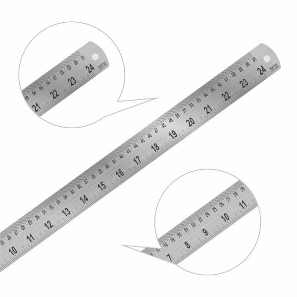 DELUXE STEEL SCALE (24 INCH) - Image 2