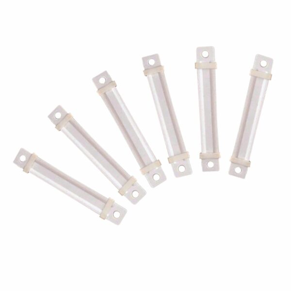 PLASTIC PAPER FILE FASTENER (WHITE) - Image 2