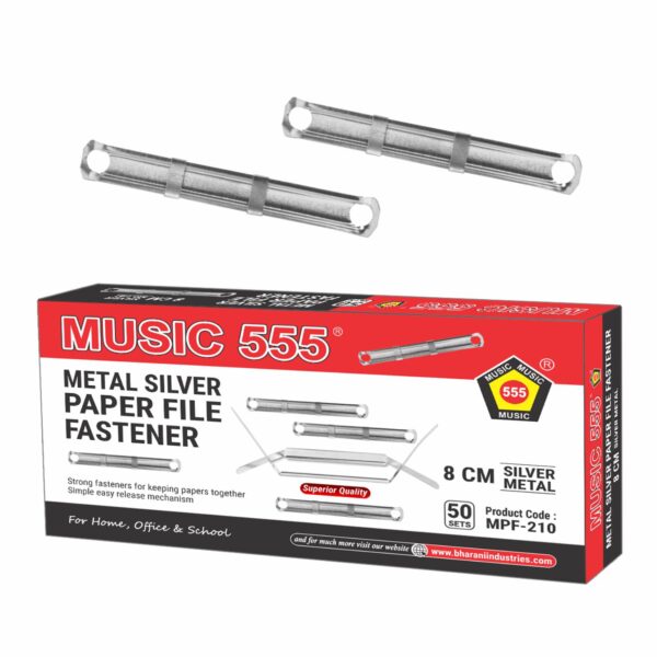 METAL PAPER FILE FASTENER (SILVER) - Image 3