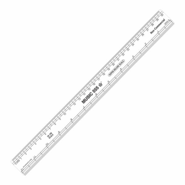 PLASTIC SUPER DELUXE SCALE (12 INCH)