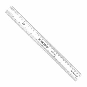 PLASTIC SUPER SCALE (12 INCH)