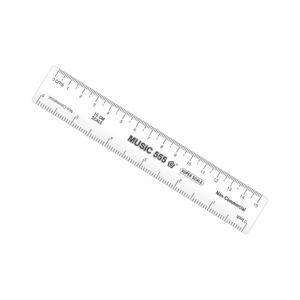 PLASTIC SUPER SCALE (6 INCH)