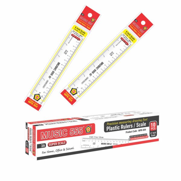 PLASTIC SUPER SCALE (6 INCH) - Image 3