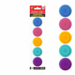 TRANSPARENT MAGNETIC BUTTON (40MM)