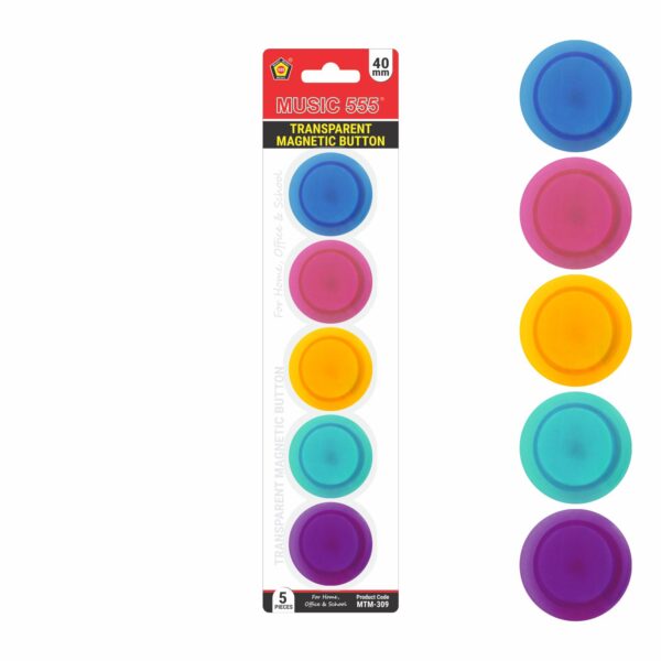 TRANSPARENT MAGNETIC BUTTON (40MM)