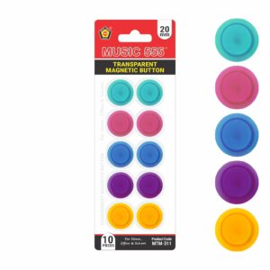 TRANSPARENT MAGNET BUTTON (20MM)