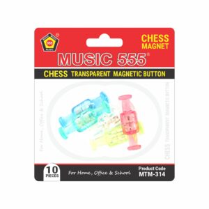 TRANSPARENT CHESS MAGNETIC BUTTON