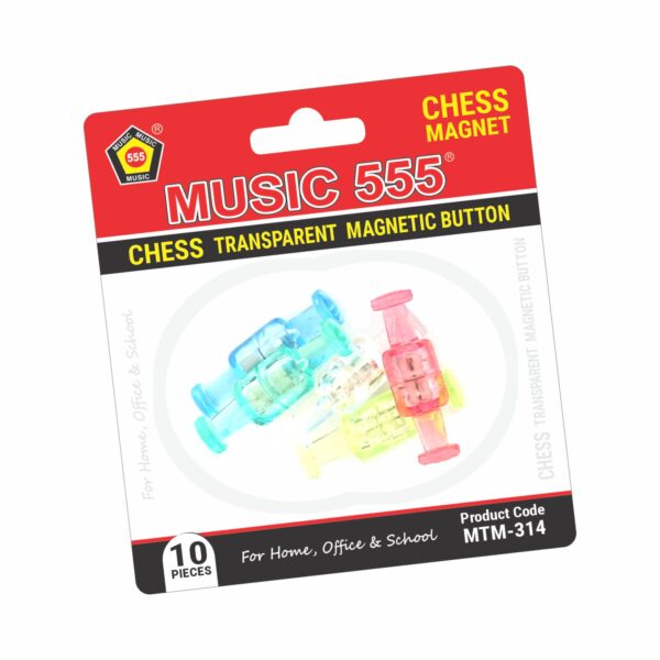 TRANSPARENT CHESS MAGNETIC BUTTON - Image 2