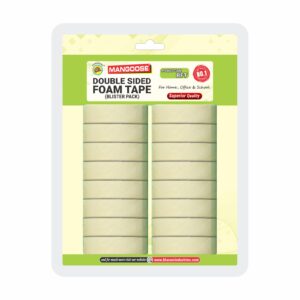 DOUBLE SIDED FOAM TAPE (BLISTER PACK)