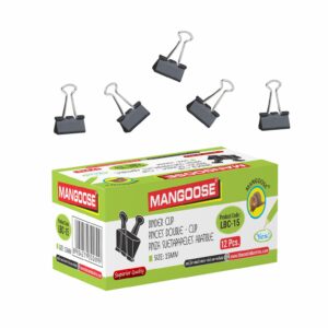 15MM BINDER CLIP (BLACK)