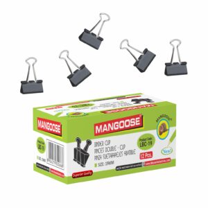 19MM BINDER CLIP (BLACK)