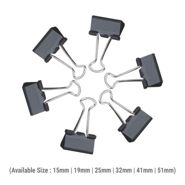 32MM BINDER CLIP (BLACK) - Image 3