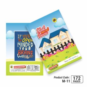 A4 LONG BOOK 21X29.7 CM (172 PAGES)