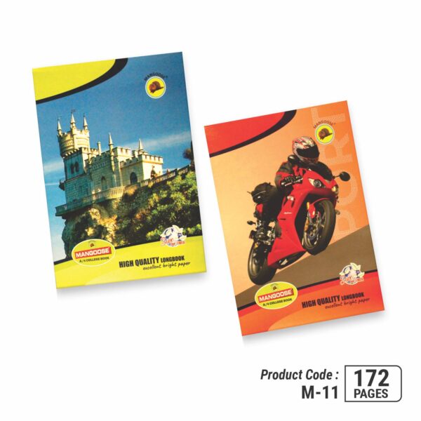 A4 LONG BOOK 21X29.7 CM (172 PAGES) - Image 2