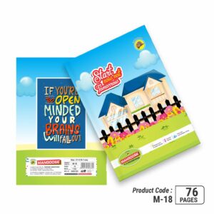 A4 LONG BOOK 21X29.7 CM (76 PAGES)