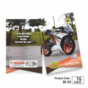 ORIGINAL SIZE LONG BOOK 17X27 CM (76 PAGES)