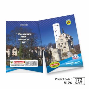 ORIGINAL SIZE LONG BOOK 17X27 CM (172 PAGES)