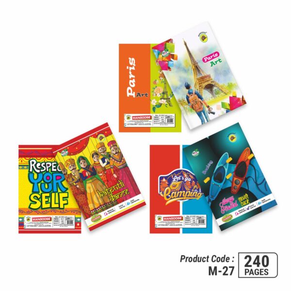 A4 LONG BOOK 21X29.7 CM (240 PAGES) - Image 2