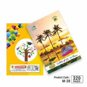 A4 LONG BOOK 21X29.7 CM (320 PAGES)