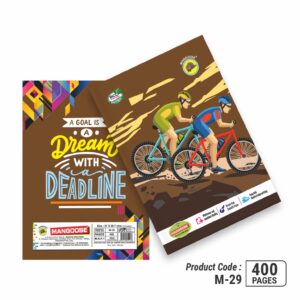 A4 LONG BOOK 21X29.7 CM (400 PAGES)