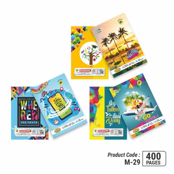 A4 LONG BOOK 21X29.7 CM (400 PAGES) - Image 2