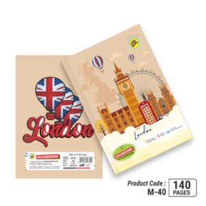 A4 LONG BOOK 21X29.7 CM (140 PAGES)