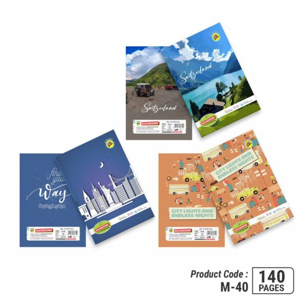 A4 LONG BOOK 21X29.7 CM (140 PAGES) - Image 2