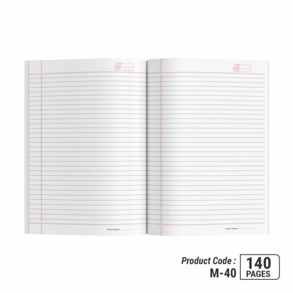 A4 LONG BOOK 21X29.7 CM (140 PAGES) - Image 3