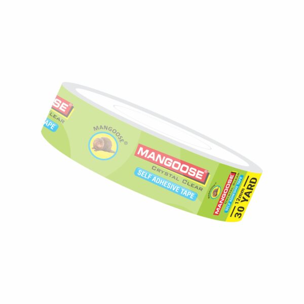 12MM CRYSTAL CLEAR TAPE (30 YARD)