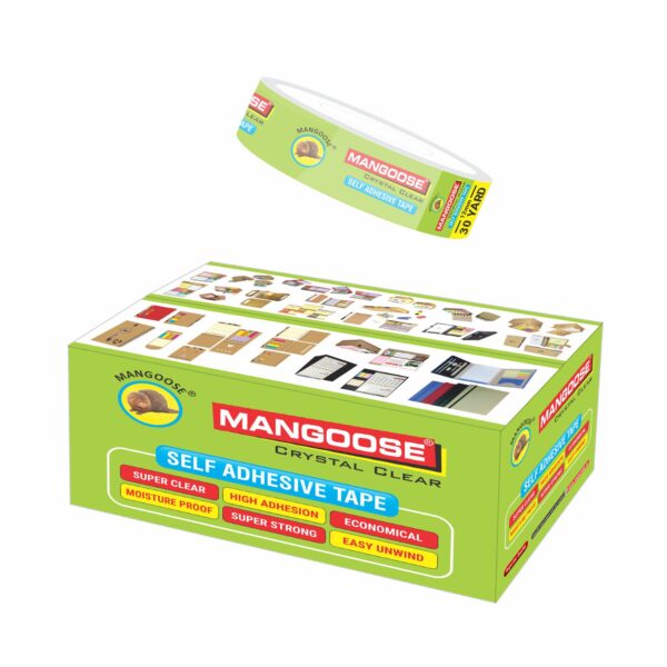 12MM CRYSTAL CLEAR TAPE (30 YARD) - Image 3