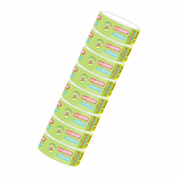 18 MM CRYSTAL CLEAR TAPE (10 YARD) - Image 2