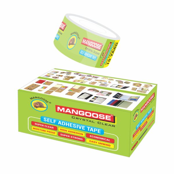 24 MM CRYSTAL CLEAR TAPE (10 YARD) - Image 3