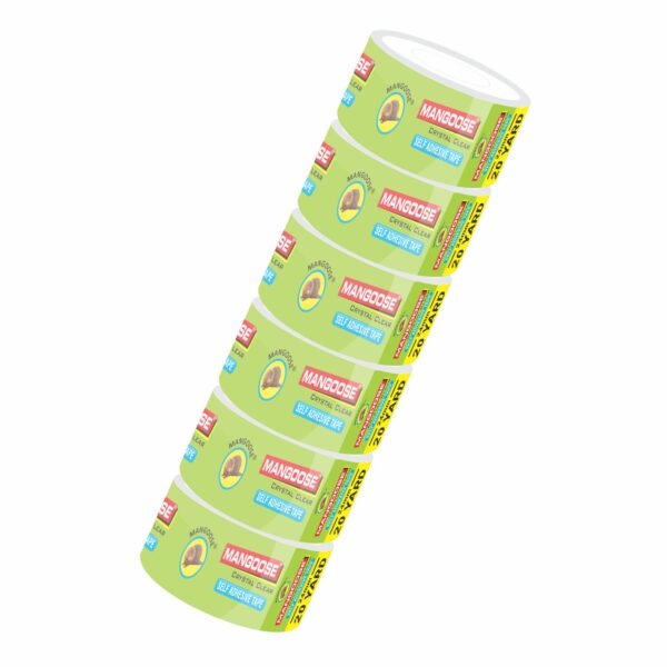 24 MM CRYSTAL CLEAR TAPE (20 YARD) - Image 2