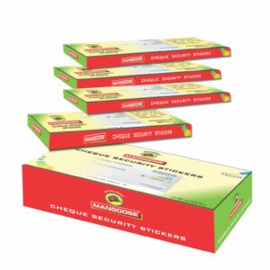 MANGOOSE CHEQUE SECURITY STICKERS