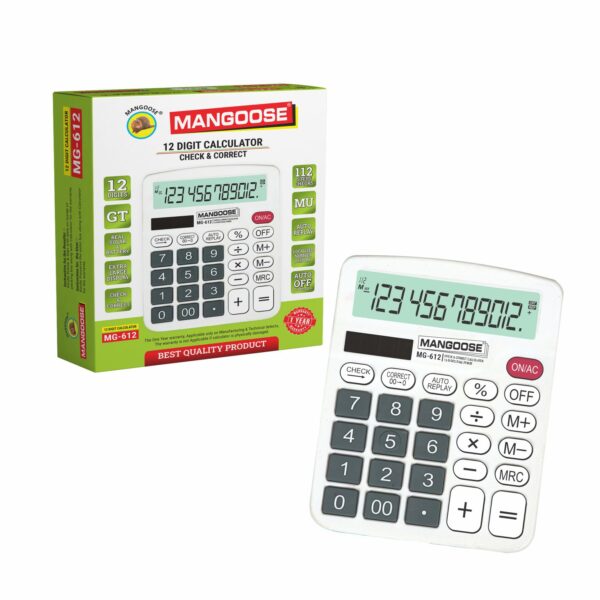 12 DIGIT CALCULATOR MG-612 - Image 2