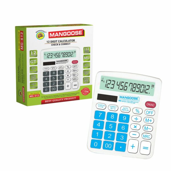 12 DIGIT CALCULATOR MG-612 - Image 3