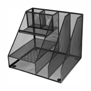 MESH WIRE MULTI FUNCTION FILE RACK AND STORAGE STAND