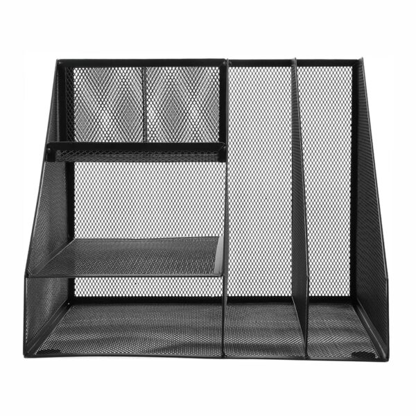 MESH WIRE MULTI FUNCTION FILE RACK AND STORAGE STAND - Image 2