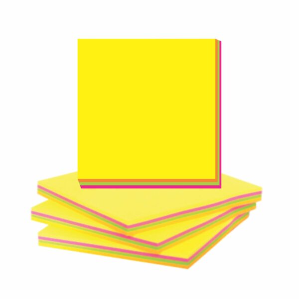 3X3 MANGOOSE NEON STICKY NOTE PAD - Image 2